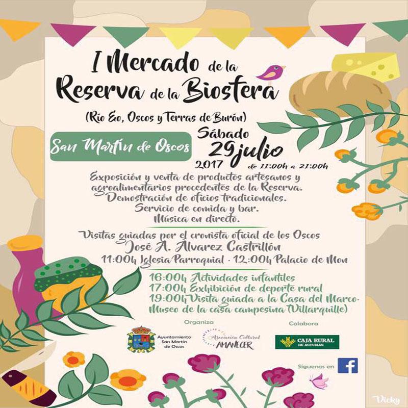 SAN MARTÍN DE OSCOS (ASTURIAS) CELEBRA EL PRIMER MERCADO DE LA RESERVA DE LA BIOSFERA