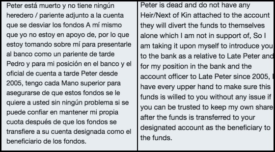 EL TIMO DE LA HERENCIA O «CARTAS NIGERIANAS» SE MUDA A TWITTER • LLEVA PRACTICÁNDOSE DESDE EL SIGLO XIX, ANTES POR CARTA Y AHORA POR MENSAJE PRIVADO