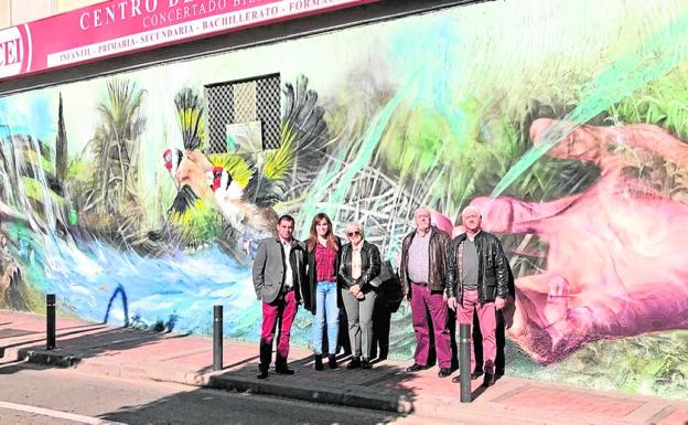 UN NUEVO MURAL EN SAN ANTOLÍN PARA ENSALZAR LA HUERTA DE MURCIA