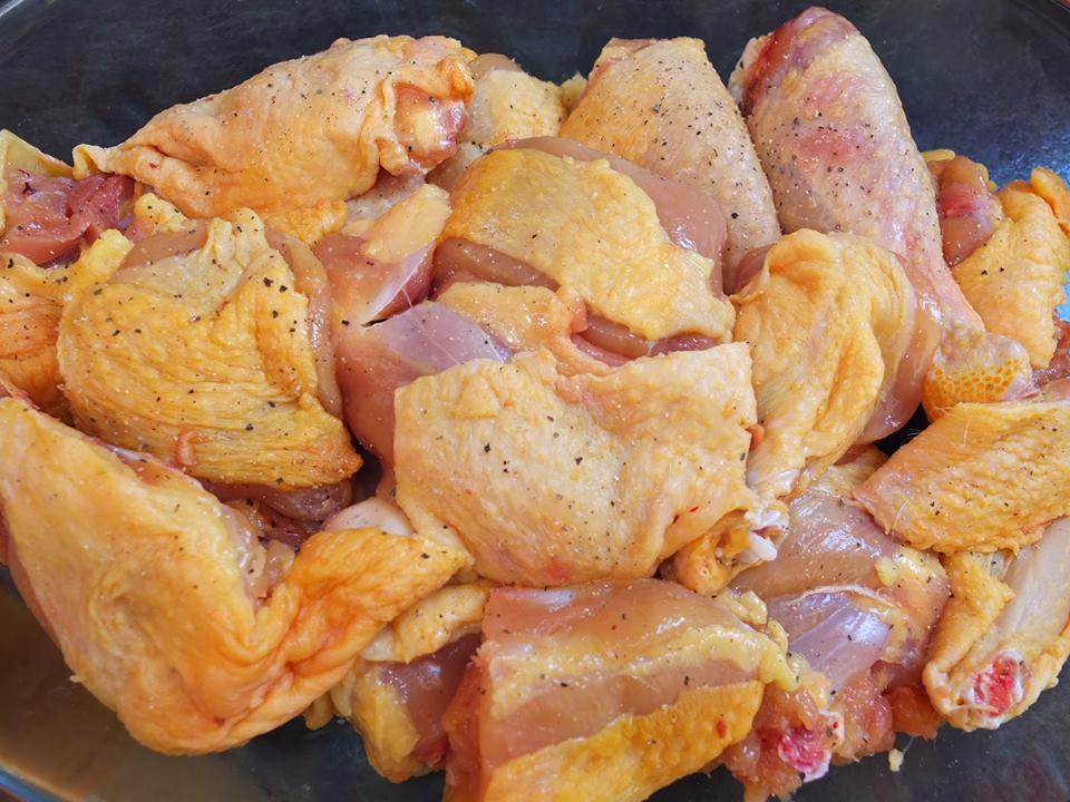POLLO FRITO (O FRITADA DE POLLO) AL MODO FRANCISCANO