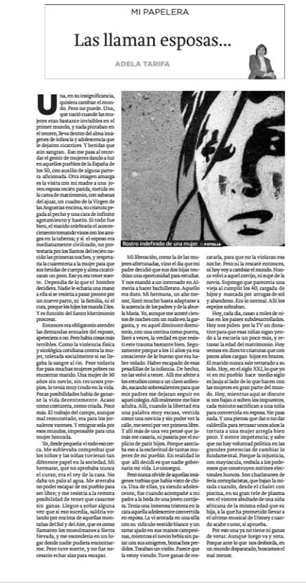 LAS LLAMAN ESPOSAS…
