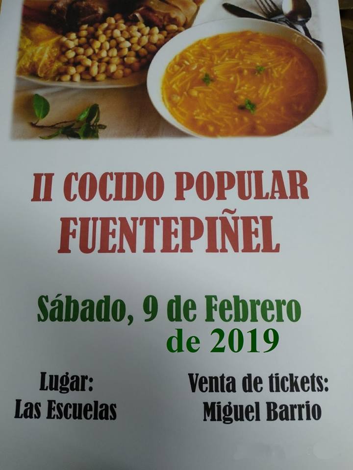 SALUDO FUENTEPIÑELANO 1802 • II COCIDO POPULAR EN FUENTEPIÑEL