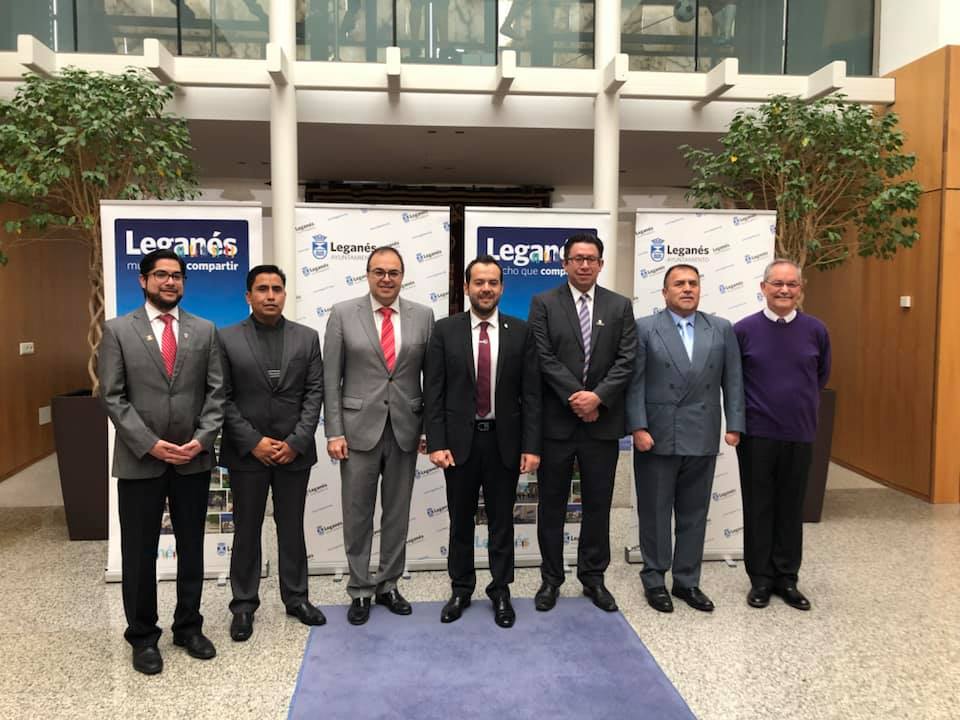 ULISES MEJÍA, ALCALDE DE ZACATECAS (MÉXICO) VISITA LEGANÉS (MADRID)