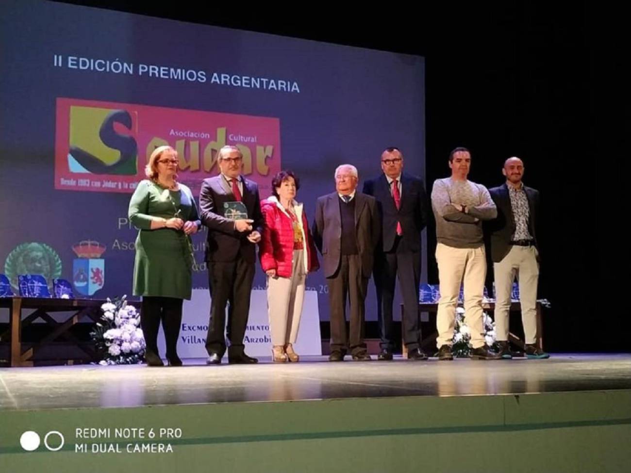 ‘SAUDAR’ RECIBE EL PREMIO ARGENTARIA 2.019 A LA EXCELENCIA EN LA PROVINCIA DE JAÉN • AL ACTO ASISTÍA SU PRESIDENTE Y CRONISTA OFICIAL DE JÓDAR, ILDEFONSO ALCALÁ MORENO