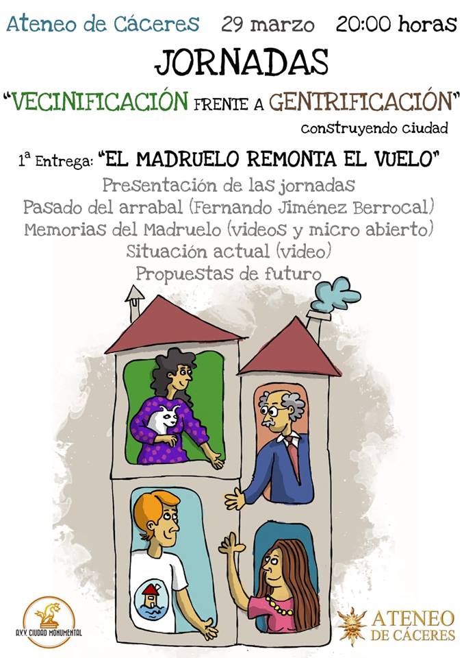 JORNADAS “VENIFICACIÓN FRENTE A GENTRIFICACIÓN”