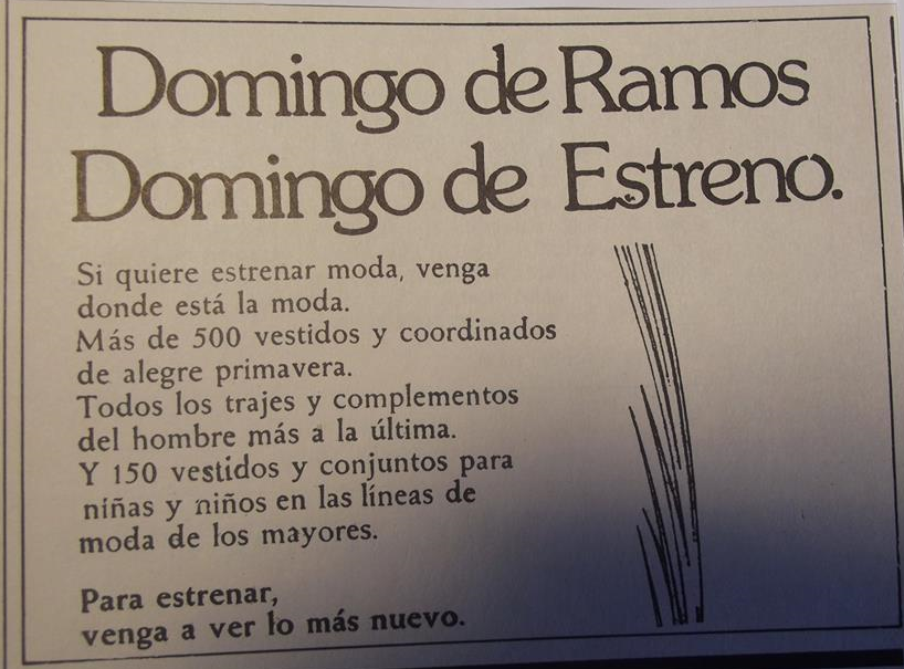 EL QUE NO ESTRENA EN RAMOS NO TIENE NI PIES NI MANOS