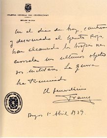 PARA MAL O PARA BIEN, HOY TOCA HABLAR DE FRANCO