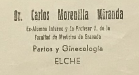 D. CARLOS MORENILLA MIRANDA, MÉDICO Y HUMANISTA
