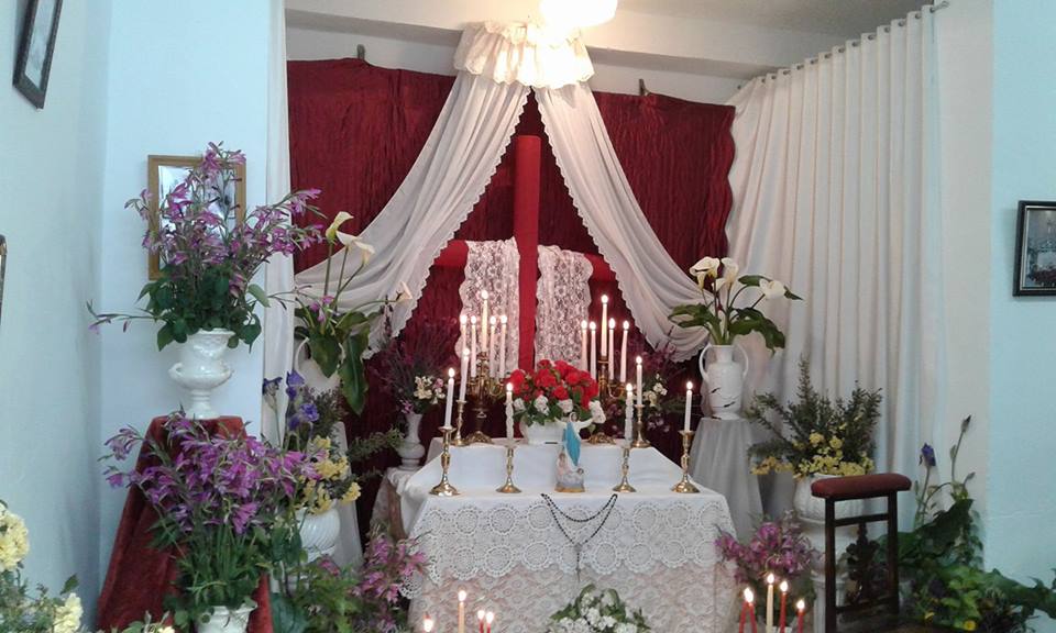 CRUCES DE MAYO EN MONTERRUBIO Y LICOR DA FLOR DO TOXO EN GALICIA