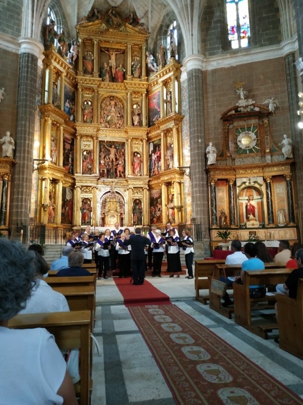 CRÓNICA SOBRE LA ACTUACIÓN DEL CORO SANTO TOMAS DE MADRID EN VILLACASTÍN (SEGOVIA), EL PASADO DÍA 29 DE JUNIO