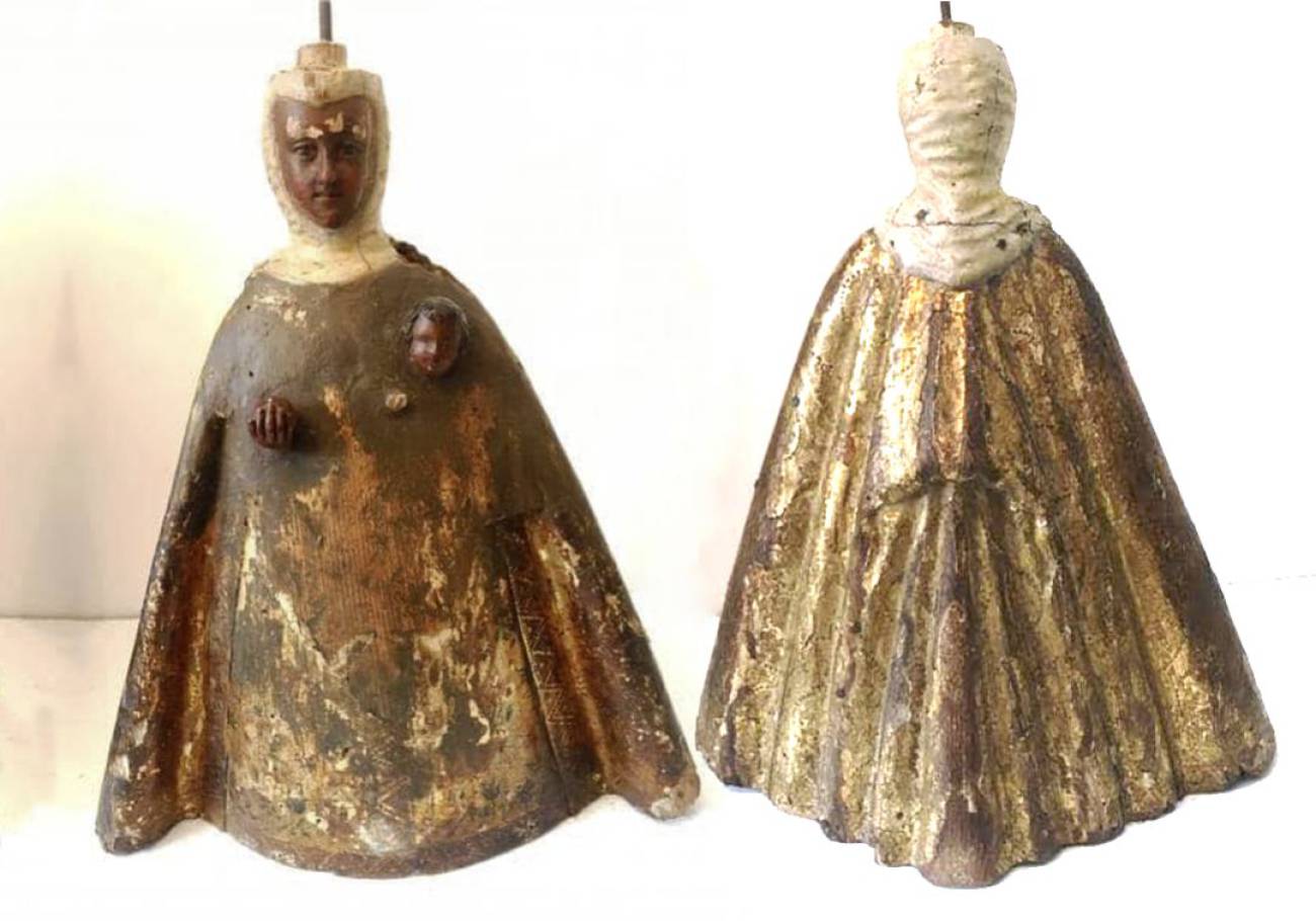 LA TALLA DE UNA VIRGEN DEL SIGLO XVIII PODRÍA SER DE LA ABVOCACIÓN DE LA CABEZA