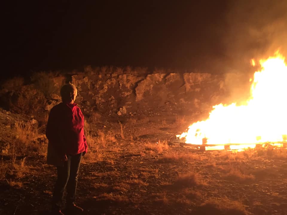 LA ÚLTIMA HOGUERA DE LA PATRONA, LOS LLANOS DE ARIDANE.