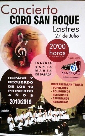 CORO SAN ROQUE EN LASTRES, ARTESANÍA EN COLUNGA