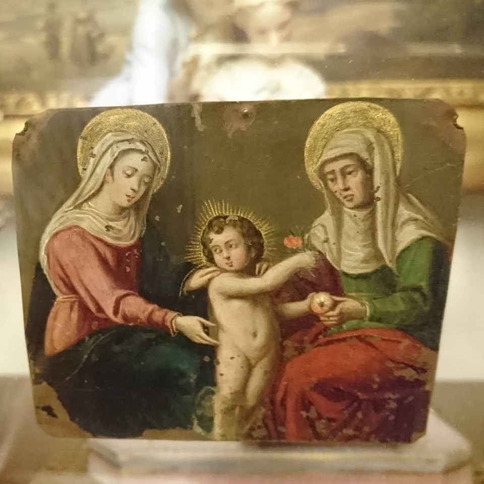 LA VIRGEN, EL NIÑO Y SANTA ANA