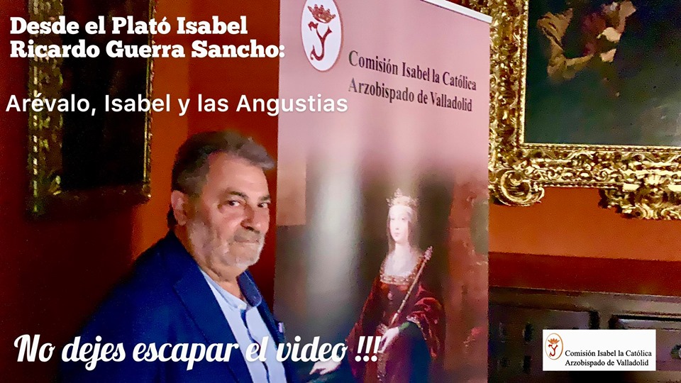 EL “PLATÓ DE ISABEL” RECIBE A RICARDO GUERRA SANCHO CRONISTA OFICIAL DE LA CIUDAD DE ARÉVALO