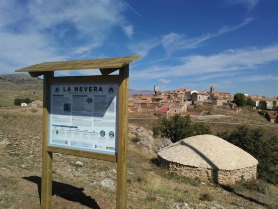 PANEL DE INTERPRETACIÓN DEL POZO DE HIELO DE MALANQUILLA