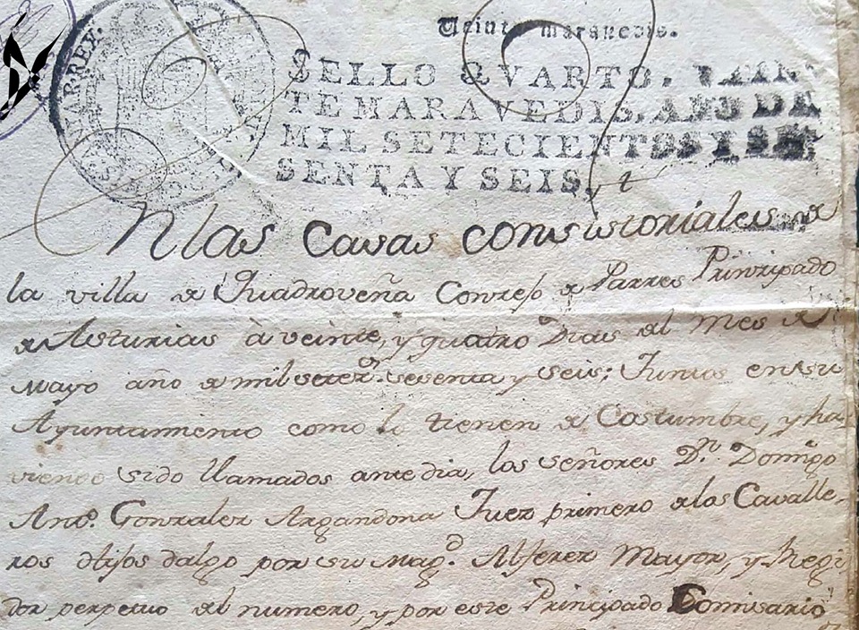 SE CUMPLEN 460 AÑOS DEL TÍTULO DE ALFÉREZ MAYOR Y REGIDOR PERPETUO DEL CONCEJO DE PARRES