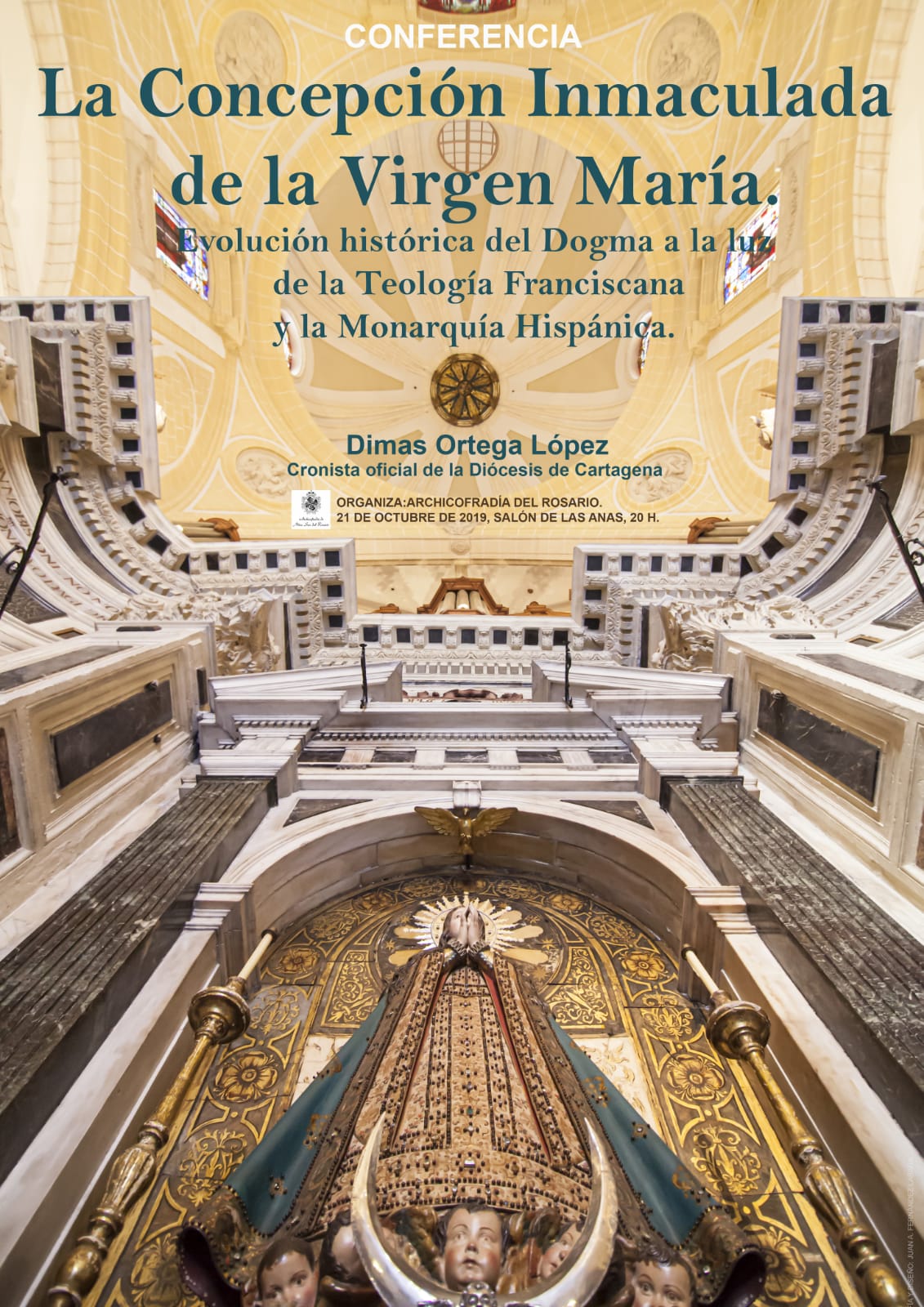 CONFERENCIA DE DIMAS ORTEGA, CRONISTA OFICIAL DE RICOTE (MURCIA)