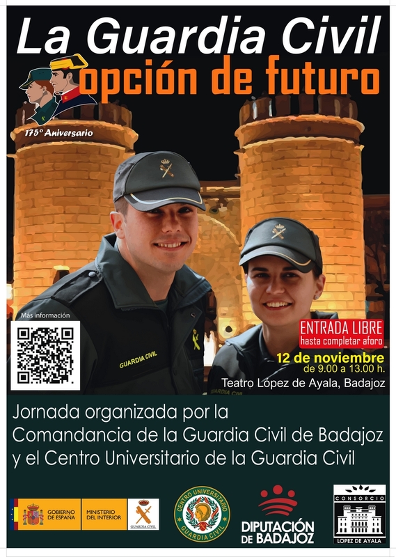 LA GUARDIA CIVIL CELEBRA EL MARTES EN BADAJOZ UNA JORNADA PARA ACERCARSE A LOS CIUDADANOS