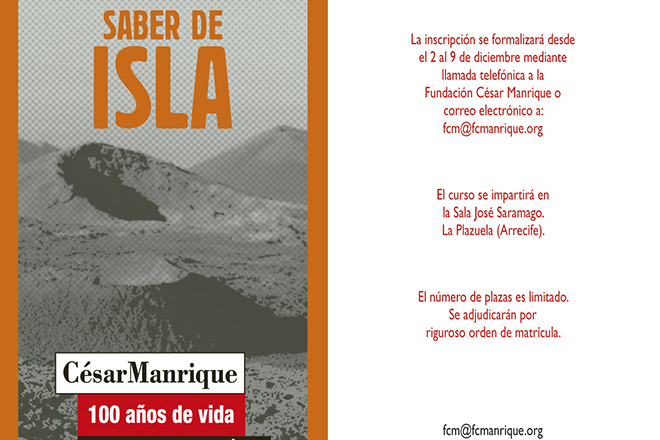 LA FCM ORGANIZA ‘SABER DE ISLA’, UN CURSO QUE REÚNE CONOCIMIENTO EXPERTO SOBRE LA CIENCIA Y LA CULTURA DE LANZAROTE