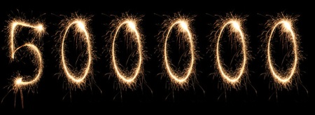 MEDIO MILLÓN DE VISITAS… POR POCO