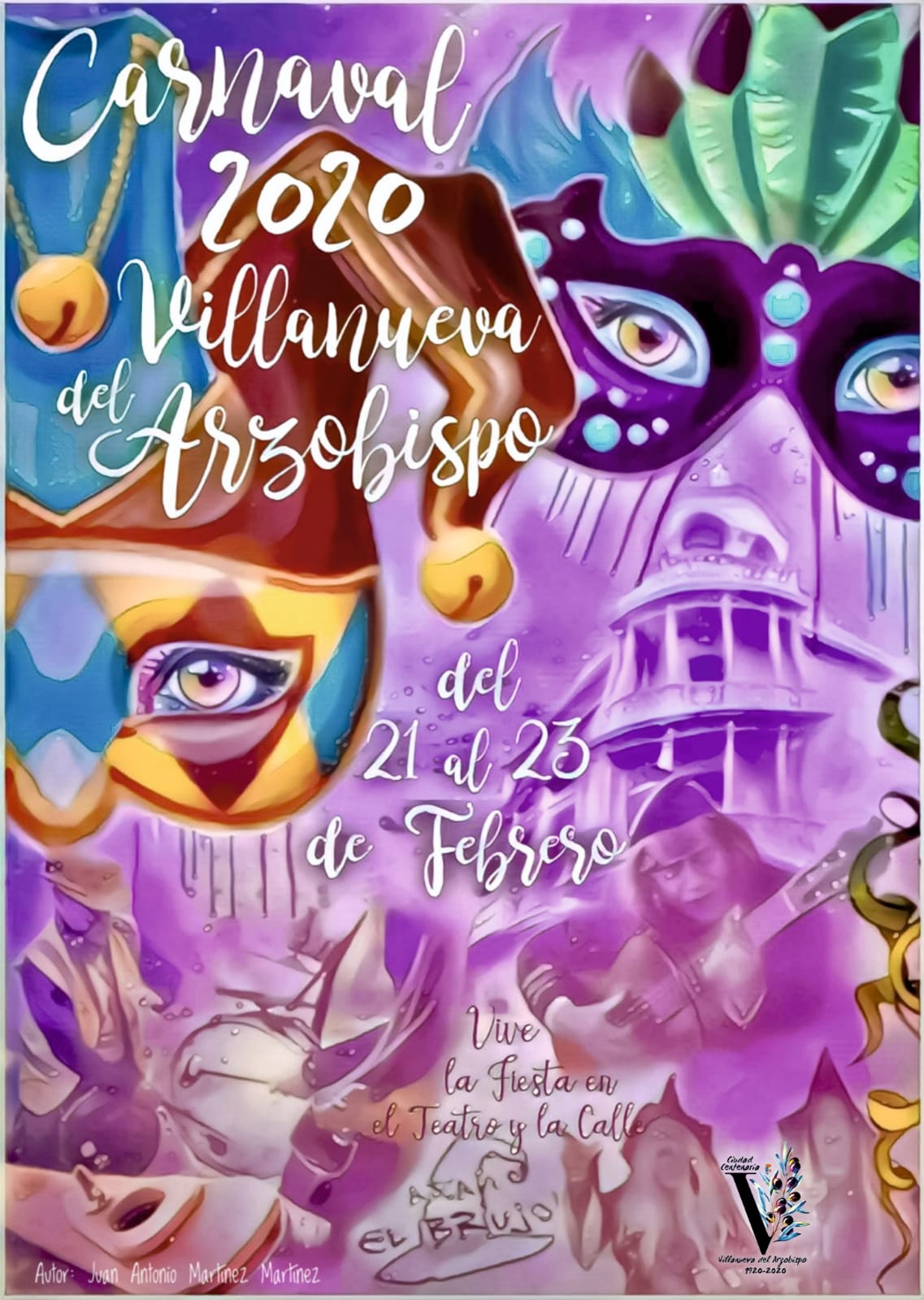 PREGÓN DE CARNAVAL Y PRESENTACIÓN DEL CARTEL EN VILLANUEVA DEL ARZOBISPO (JAÉN)