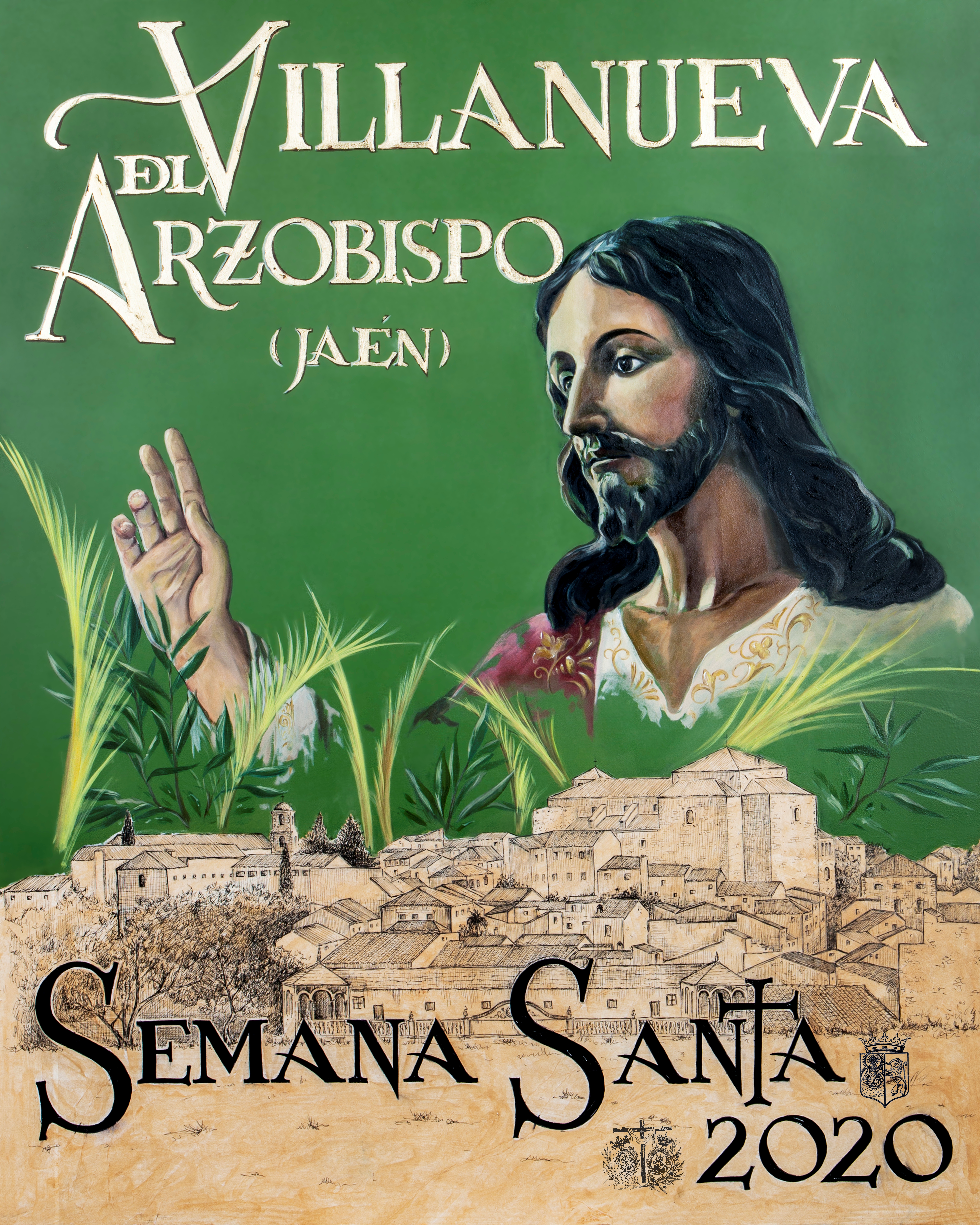 PRESENTACIÓN DEL CARTEL DE SEMANA SANTA 2020 EN VILLANUEVA DEL ARZOBISPO (JAÉN)
