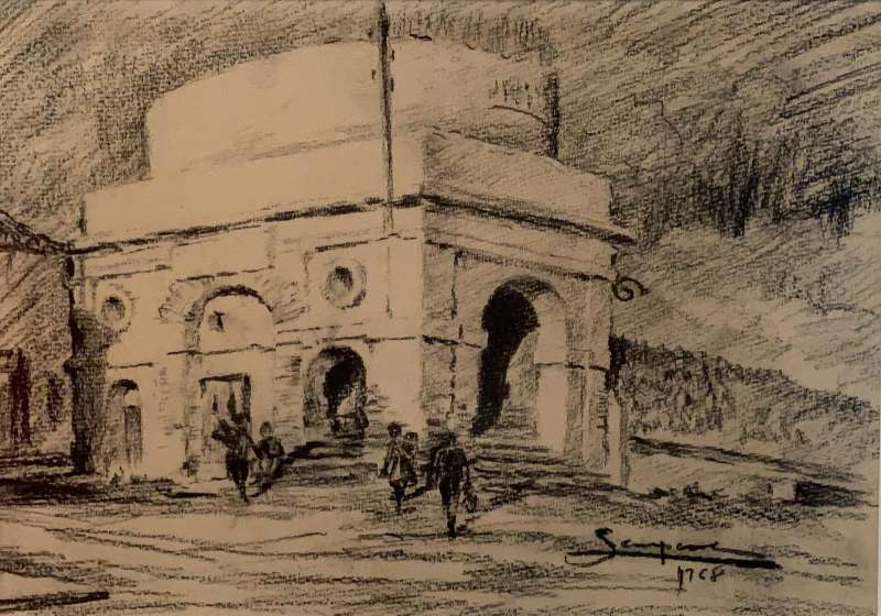 EL ACUARELISTA RAFAEL SEMPRE, EN 1970 EXPONE POR PRIMERA VEZ EN CASINOS