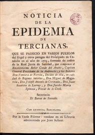 TERCIANAS Y TABARDILLOS