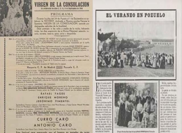 PRIMER AÑO SIN FIESTAS PATRONALES EN POZUELO DESDE 1938
