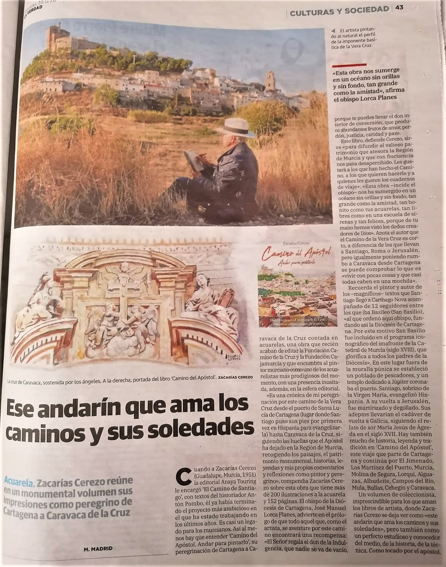 «EL CAMINO DEL APÓSTOL. ANDAR PARA PINTARLO».