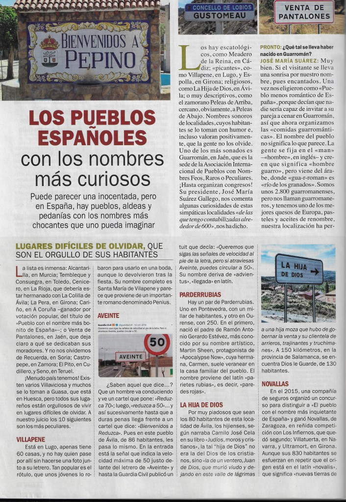 REPORTAJE EN LA REVISTA PRONTO DEL 2 DE ENERO DE 2021