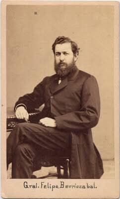 CRÓNICA DE ZACATECAS. HACE 121 AÑOS EL GENERAL FELIPE BERRIOZABAL