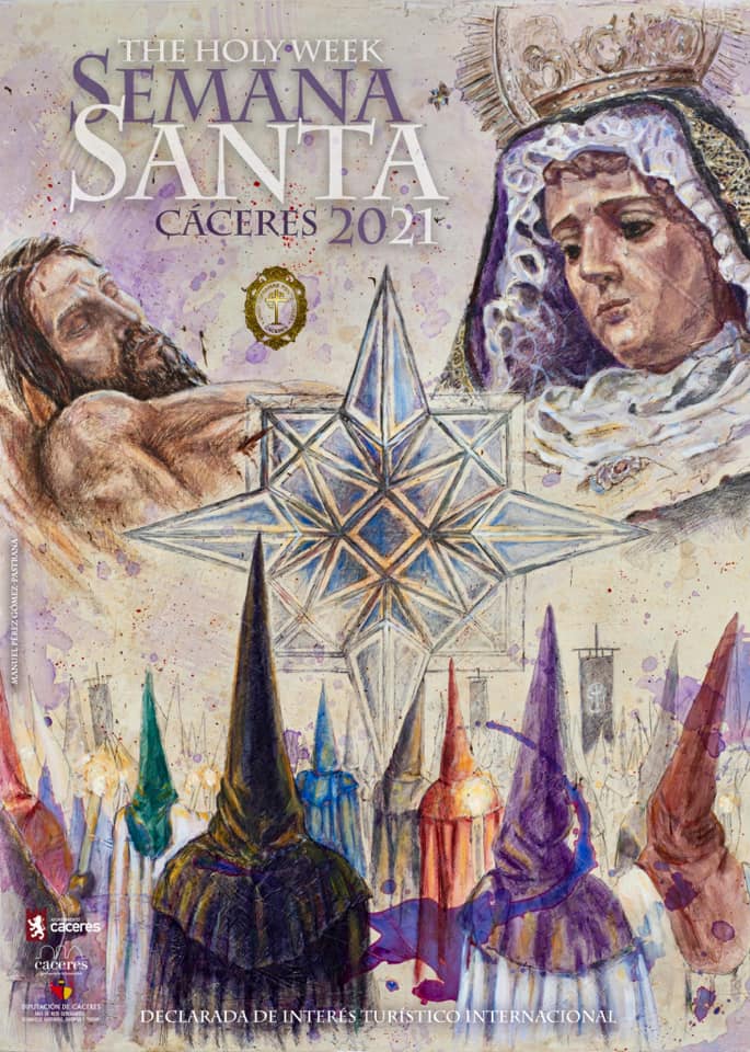 PRESENTACIÓN DEL CARTEL DE LA SEMANA SANTA DE CÁCERES 2021