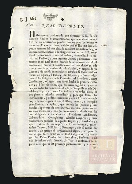 CRÓNICA DE ZACATECAS – LA EXPULSIÓN DE LOS JESUITAS DE MEXICO