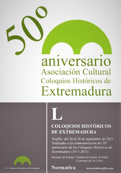 CONVOCATORIA DE LOS 50 COLOQUIOS HISTÓRICOS DE EXTREMADURA