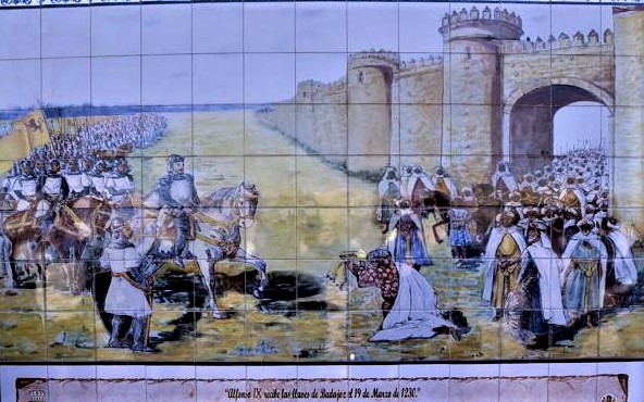 EL LEÓN Y LA COLUMNA. DIA DE BADAJOZ.