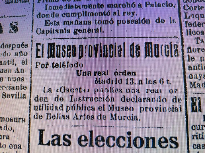 MUSEO DE BELLAS ARTES DE MURCIA