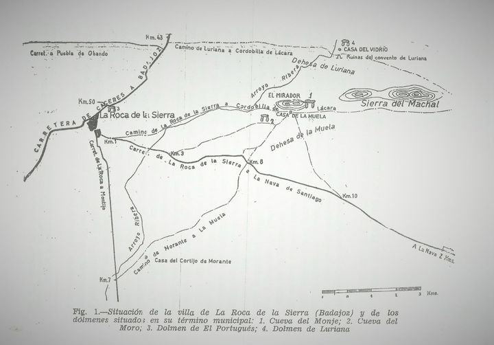 DÓLMENES EN LAS PROXIMIDADES DE LA ROCA DE LA SIERRA (BADAJOZ).