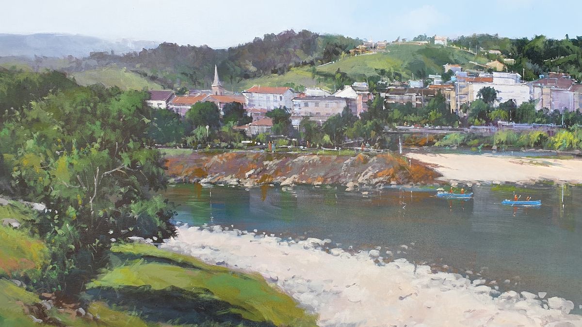 EL GIJONÉS BENIGNO RODRÍGUEZ GANA EL XVI CERTAMEN DE PINTURA «VILLA DE ARRIONDAS»