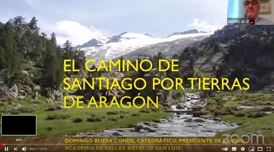 AUDIOVISUALES EN AGOSTO «EL CAMINO DE SANTIAGO POR TIERRAS DE ARAGÓN», POR DOMINGO BUESA CONDE