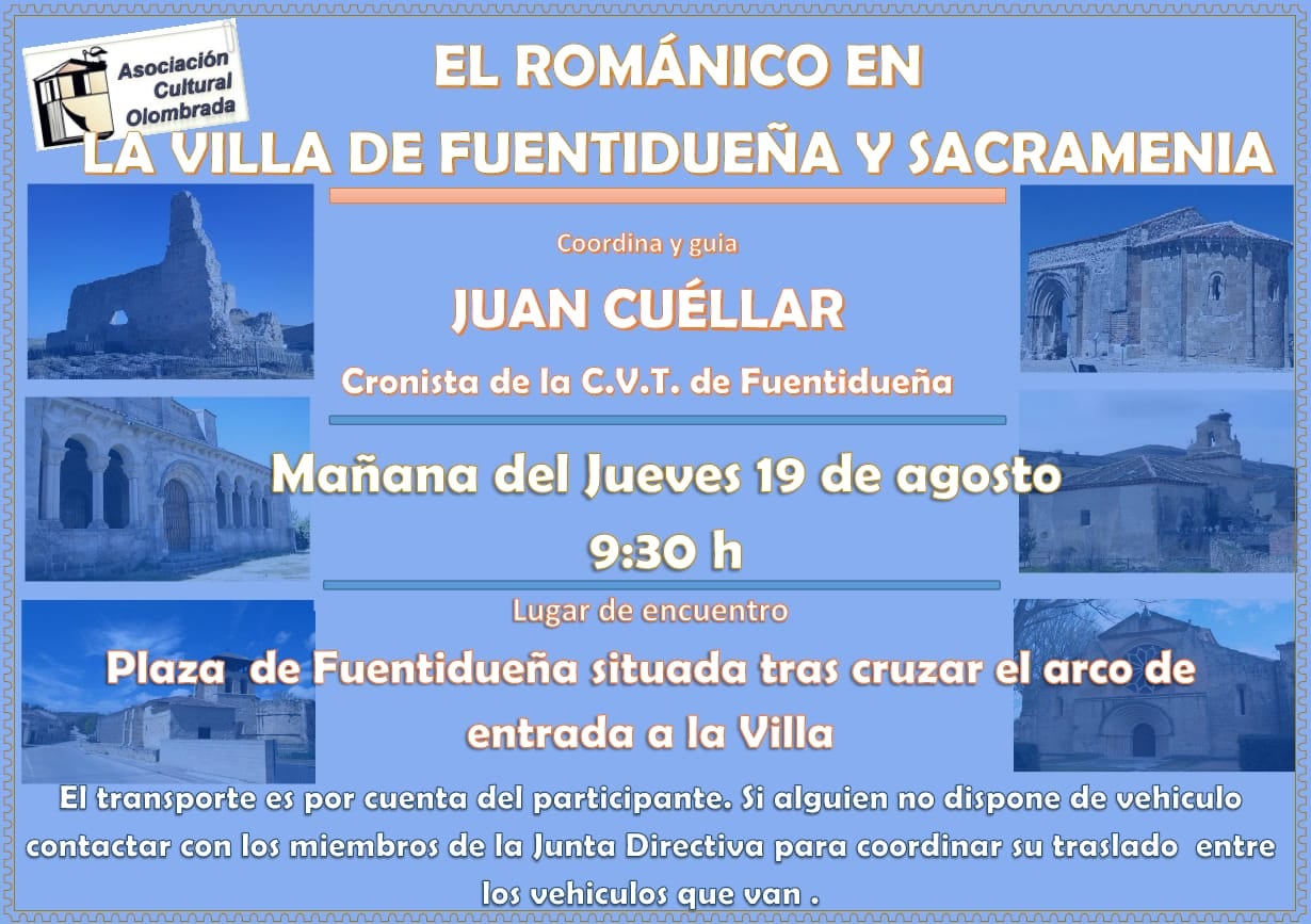 SALUDO FUENTEPIÑELANO-OLOMBRADEÑO 2799 – VISITA GUIADA