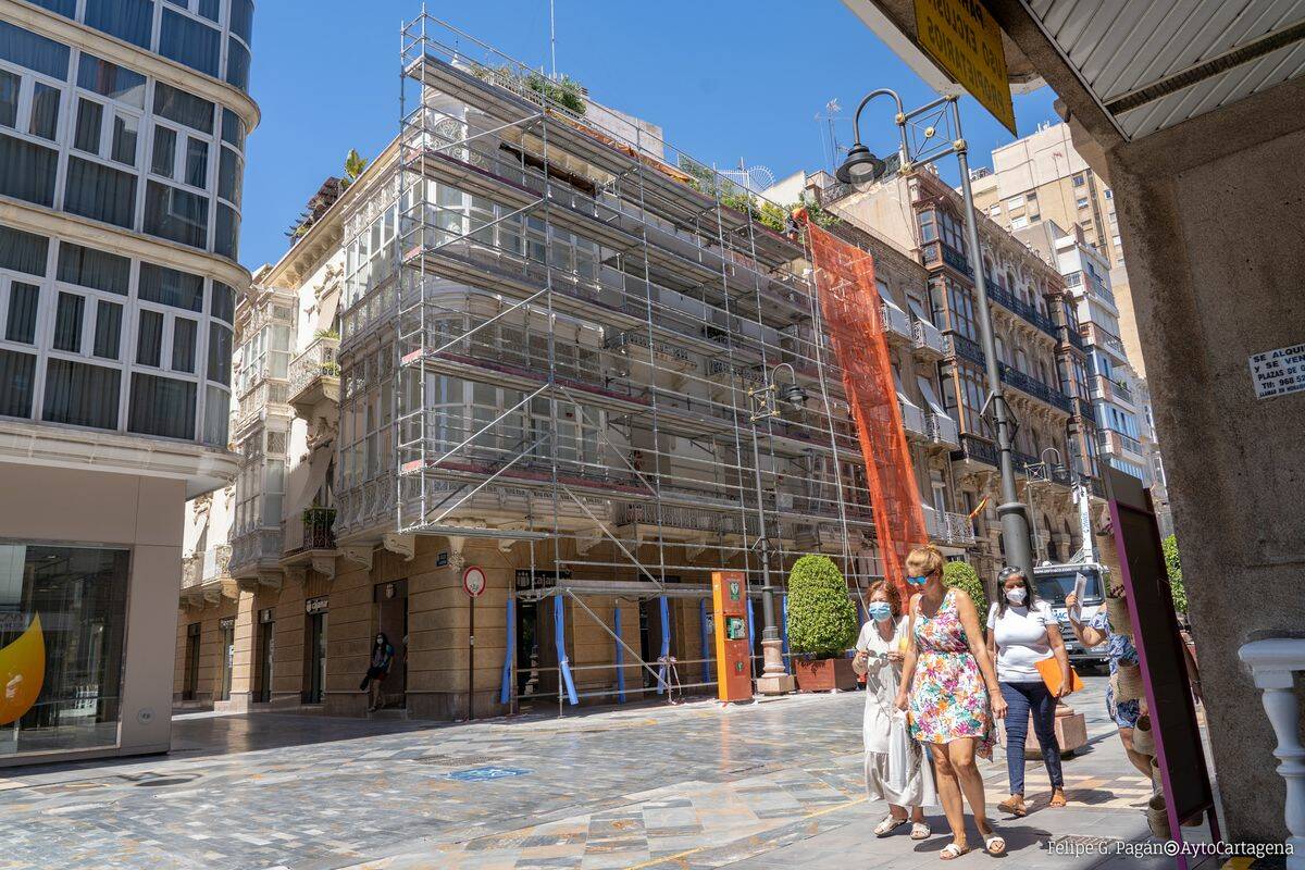 CARTAGENA MIMA SU PATRIMONIO: REHABILITA DOS EDIFICIOS MODERNISTAS PARA «REVIVIR» EL CASCO HISTÓRICO