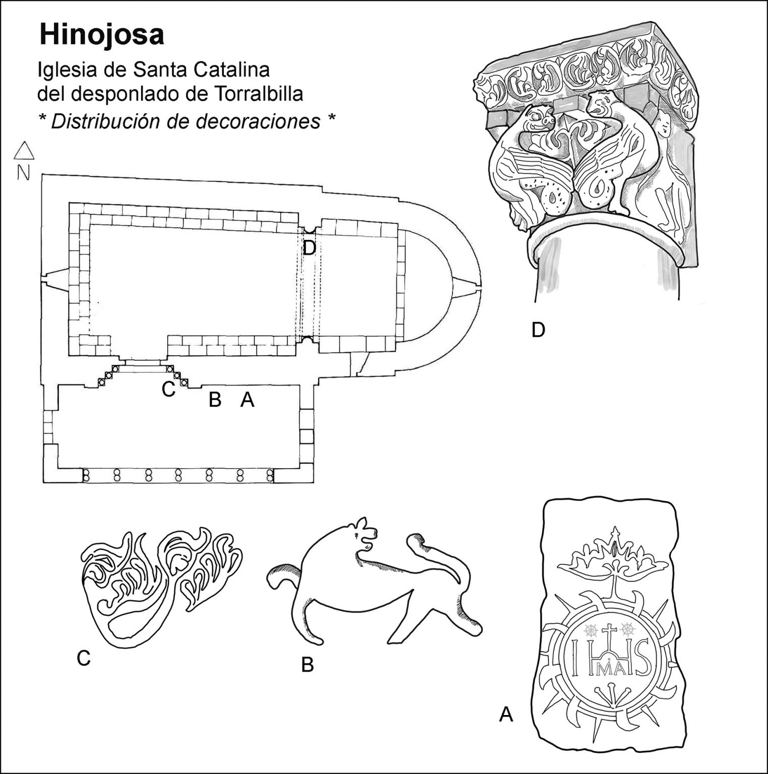 LECTURAS DE PATRIMONIO: LOS CANECILLOS DE SANTA CATALINA DE HINOJOSA