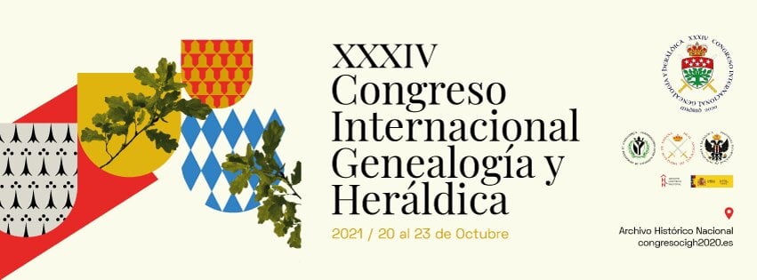 PRÓXIMA CELEBRACIÓN DEL XXXIV CONGRESO INTERNACIONAL DE GENEALOGÍA Y HERÁLDICA