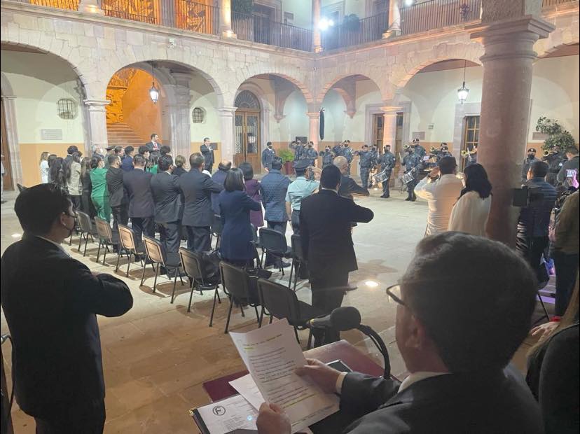 CRÓNICA DE ZACATECAS . NUEVO GOBERNADOR