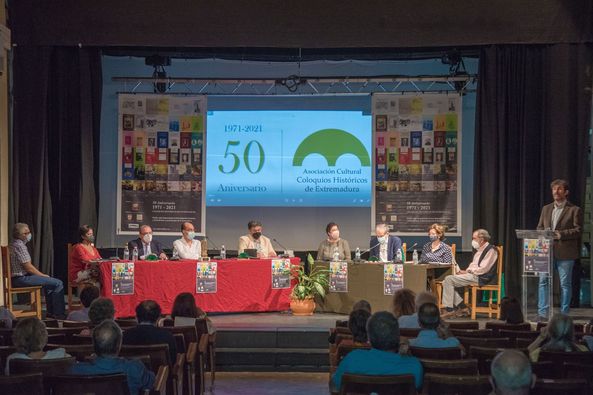 INAUGURACIÓN DE LOS 50 COLOQUIOS HISTÓRICOS DE EXTREMADURA. TRUJILLO.