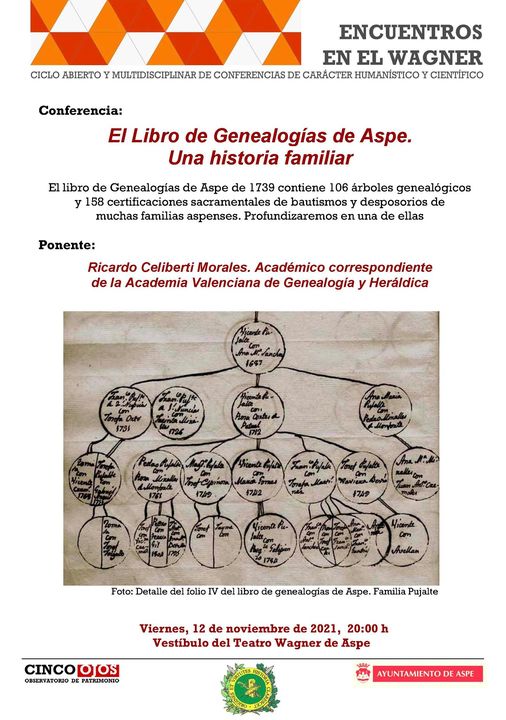 ACADEMIA VALENCIANA DE GENEALOGÍA Y HERÁLDICA EN ASPE ALICANTE.