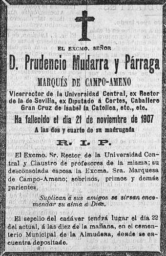 EL MARQUES DE CAMPO AMENO, UN FRAILERO EN LA ALTA SOCIEDAD DE FINALES DEL SIGLO XIX