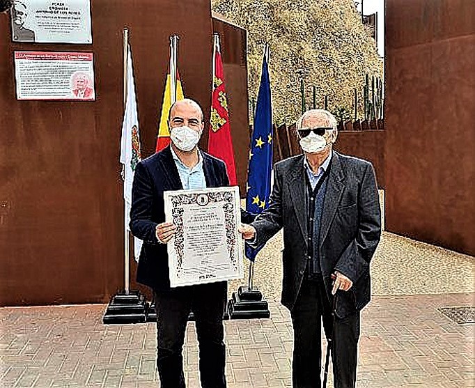 HOMENAJE EN MOLINA DE SEGURA (MURCIA) AL CRONISTA OFICIAL ANTONIO DE LOS REYES GARCÍA Y GARCÍA MORELL